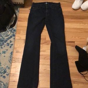 Sevens flared jeans in dark blue
